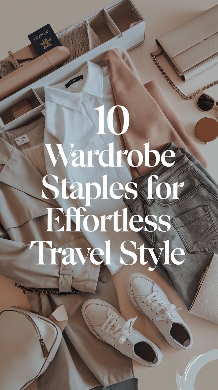 10 wardrobe staples for effortless travel style