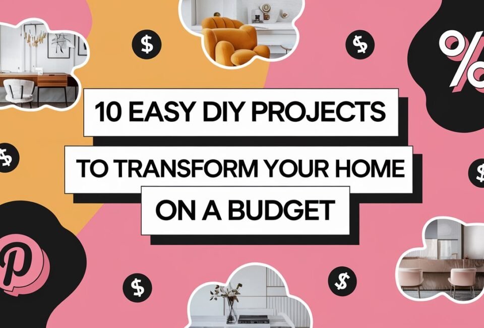 10 Easy DIY Projects to Transform Your Home on a Budget