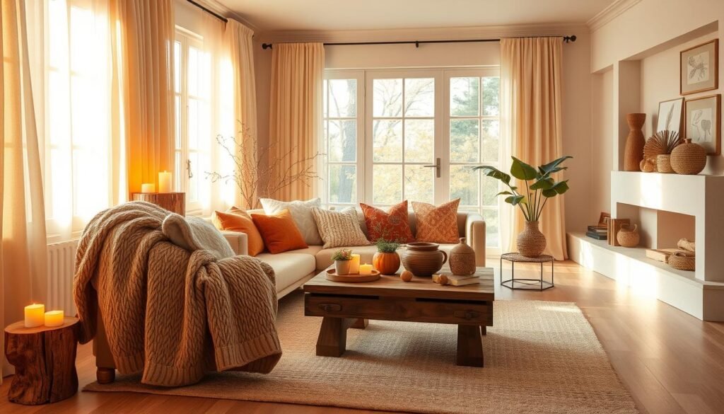 Cozy colors and warm palette