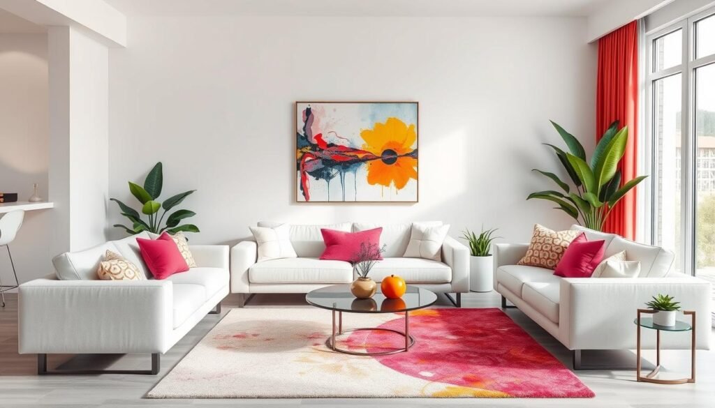 incorporating pops of color in home design